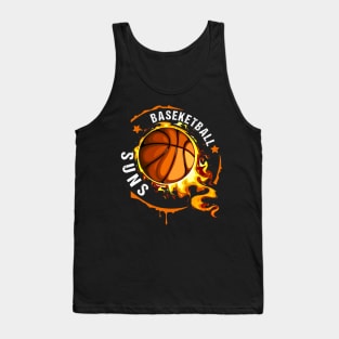 Graphic Basketball Name Suns Classic Styles Team Tank Top